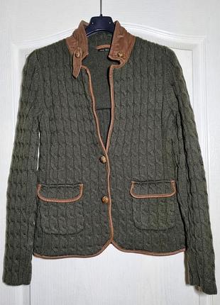 Трикотажний жакет massimo dutti