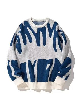 Стильный мужской зимний теплый свитер shein l-xl (50-52)