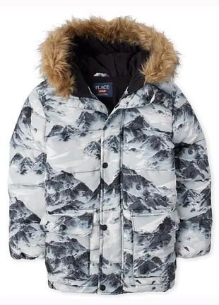 Childrens рlace зимняя куртка парка expedition to the northern pole
