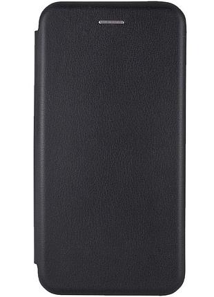 Кожаный чехол-книжка classy для samsung galaxy a22 4g / m32 черный