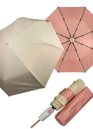 Однотона парасоля автомат на 8 подвійних карбонових спиць від mario, бежевий, mr 05396-2