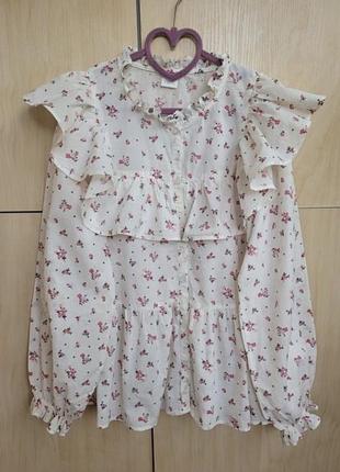 Блузка next на 11-12 років  100% котон.