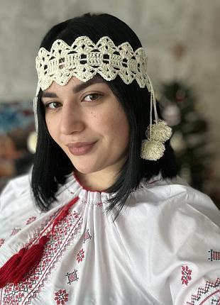 Чільце чи повʼязка ручної роботи