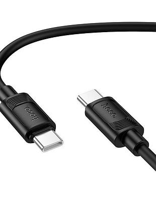 Кабель hoco c to c benefit 60w silicone charging data cable x122 |1m, 60w|