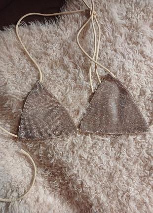 Сияющий бралет, бра с бриллиантами