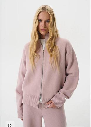 Светр low posh lambswool zip sweater
