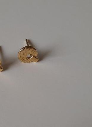 Серьги золотые