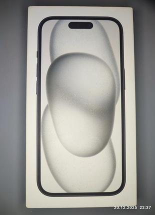 Коробка apple iphone 15, black 128gb, a3090 mtp03zd/a