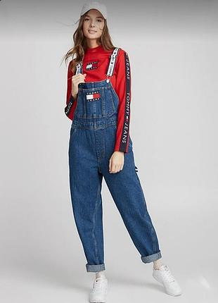 Джинсовий комбінезон tommy jeans '90s dungaree overall/0000h/