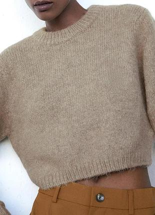 Теплий светр з вмістом вовни zara
