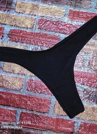 Арт.0639 трусики танга-бразилиана хлопчатобумажные от h&amp;m размер евро s