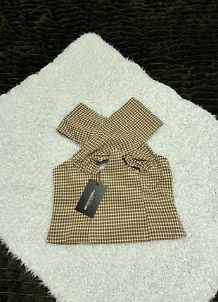 Топ жіночий в гусячу лапку