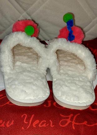 Детские комнатные тапки для девочек 3