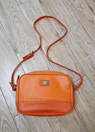 Сумка geox оранжова сумка через плече помаранчева