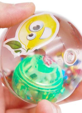 Мячик - попрыгунчик,, смайлик ''светящийся .