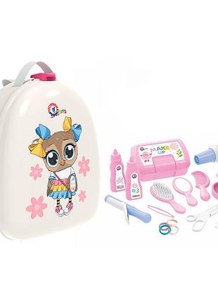 Дитячий набір косметики в рюкзаку іграшковий комплект косметики для дівчинки