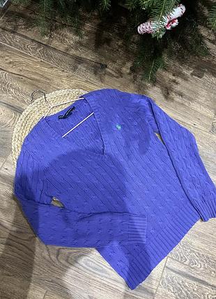 Ліловий светр polo