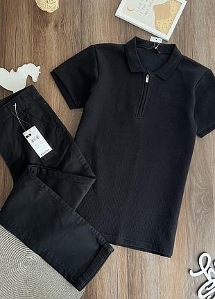 Футболка поло штани чіноси для хлопчика 13-14 років 158-164р george gemo