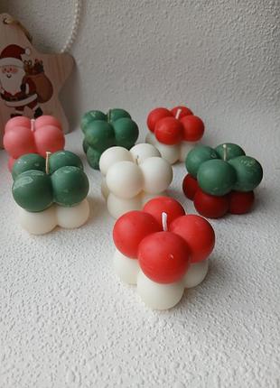 Соевая свеча баббл мини