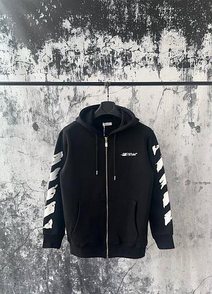 Чоловіча кофта off-white в чорному кольорі