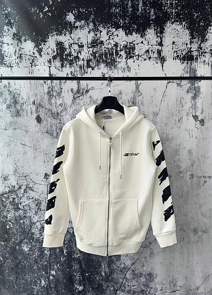 Чоловіча кофта off-white в білому кольорі