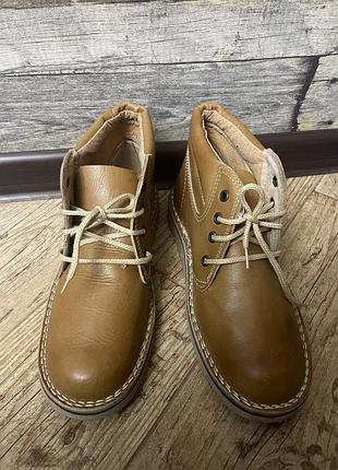 Шкіряні черевики, 38 розмір, 24 см