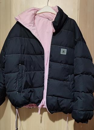 Куртка зимова жіноча двостороння