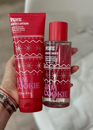 Спрей та лосьйон для тіла jam cookie victoria’s secret