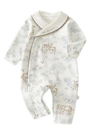 Ромпер дитячий з ретро принтом