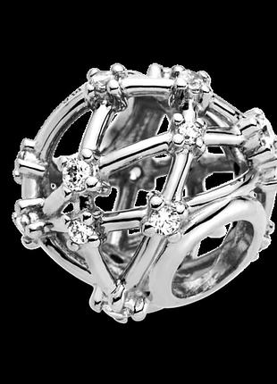 Серебряный шарм пандора "галактика" 799240c01