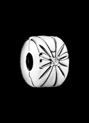 Серебряный шарм пандора-клипса пандора "яркие лучи солнца" 798614c01