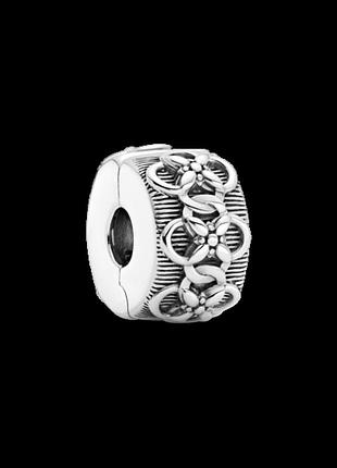 Срібна намистина пандора "квітковий візерунок" 799316c00