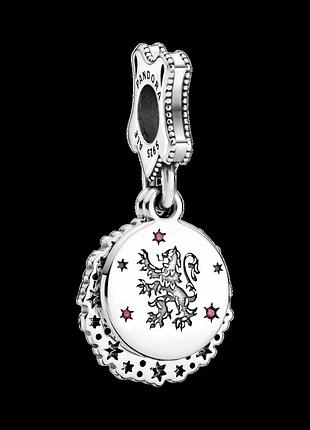 Срібна намистина пандора "факультет грифіндор" 798627c01