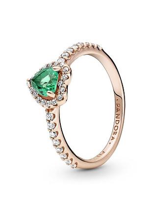 Серебряное кольцо пандора "блестящее сердце" 188421c03 56