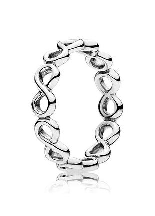 Срібна каблучка пандора "нескінченність" 190994