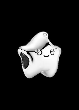 Серебряный шарм пандора "звездочка иза" 799211c00