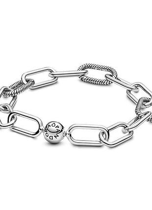 Срібний браслет-ланцюжок з колекції pandora me 20