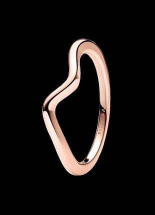 Серебряное кольцо пандора волна 183095c00 52