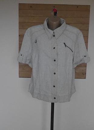 Блуза-блузка шикарна 100 % льон розмір xl bonita