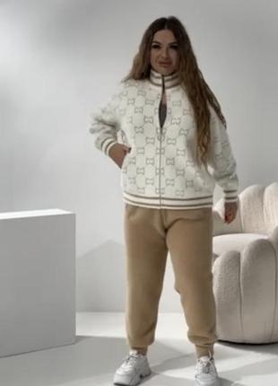 Зимовий костюм альпака великого розміру