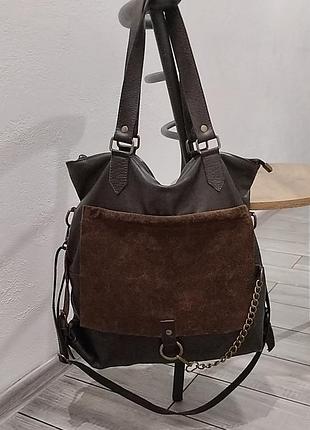 Сумка з натуральнлї шкіри