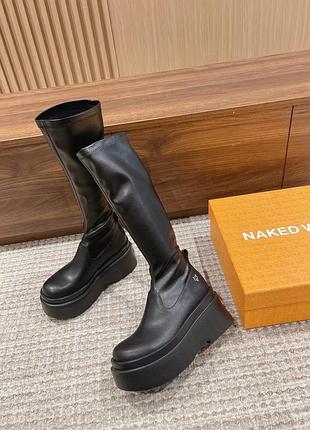 Чоботи панчохи ботфорти naked wolfe