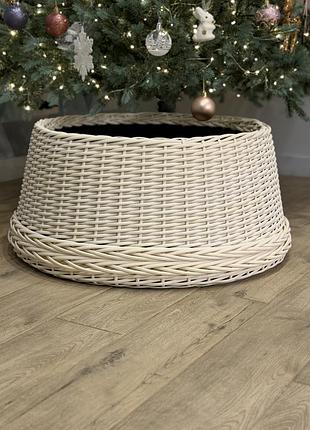 Спідничка для ялинки з ротангу🎄