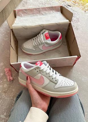 Кроссовки nike dunk low 520 pink puck арт 0175