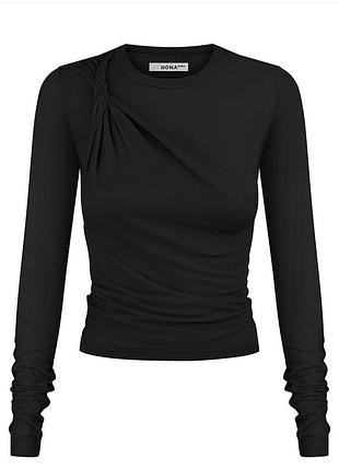 Кофтинки з відкритим плечем 2 шт чорного та графітового кольору