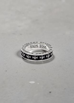 Срібне кільце chrome hearts