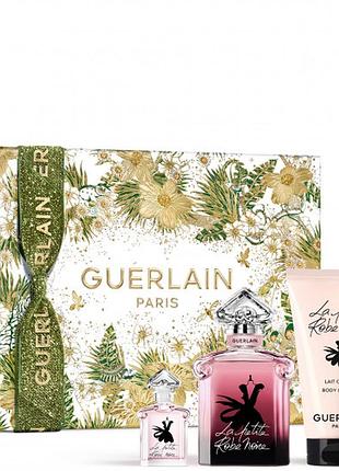 Набор guerlain la petite robe noire intense 50 ml парфюмированная вода, 75 ml лосьон для тела, 5 ml мини