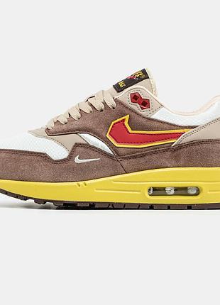 👟 кроссовки nike air max 1 swoosh low paly big head/наложка bs👟