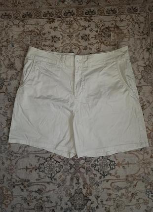 Білі шорти жіночі бавовняні