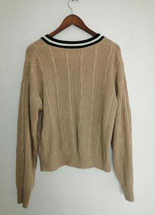 Свитер свободный текстурированный 2